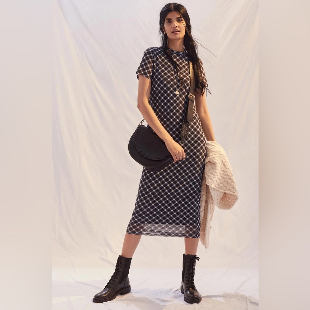 NWT Eva Franco Gingham Dress